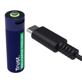 Trust 25631 Pack de 4 Pilas AA Recargables USB-C