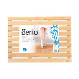 Berilo Tarima Ducha Grande Bambú Natural 66 x 50 cm (Set de 6)