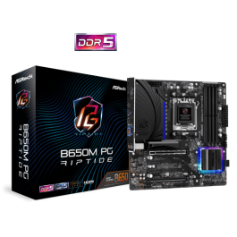 Asrock B650M PG Riptide AMD B650 Zócalo AM5 micro ATX Asrock B650M PG Riptide AMD B650 Zócalo AM5 micro ATX