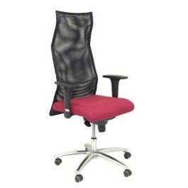 Sillon Piqueras Y Crespo Sahuco Direccion Uso Intensivo (8H) Brazos Regulables Mecanismo Sincro Respaldo Malla Transpirable Y Asiento Tapizado Bali Granate Precio: 494.99000045. SKU: S5702162