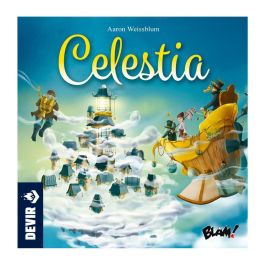 Devir Juego de Mesa Celestia - Aventura Familiar de Estrategia y Riesgo para 2 a 6 Jugadores a Partir de 8 Años | Creado por Aaron Weissblum | Re-edición BLAM!