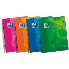 Oxford Cuaderno Lagoon Europeanbook 4 Microperforado A4+ 120H, 4 Colores de Banda, Tapas de Plástico, Pack de 5 Unidades Precio: 29.49999965. SKU: S8414305