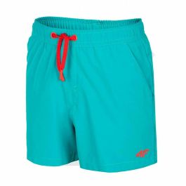 Pantalones Cortos Deportivos para Niños 4F JSKMT001 Turquesa