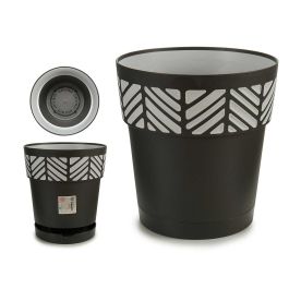 Maceta Plastico 25 Cm Orfeo Antracita Stefanplast (6 Unidades) Precio: 32.49999984. SKU: B1GFHG7CZY