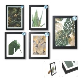 DKD Home Decor Marco Multifoto Moderno Negro MDF para 5 Fotos Pack 2 Unidades 22.5x28x2 cm Precio: 24.44442. SKU: B144RAHYAB