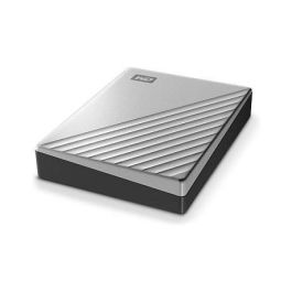 Western Digital My Passport Ultra WDBFTM0040BSL-WESN 4TB Plata USB-C/USB 3.0 HDD Externo Portátil Metal Finish