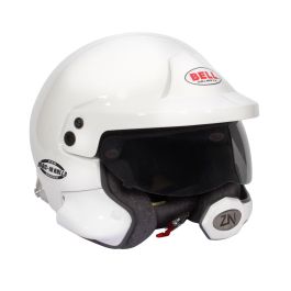 Casco Bell Mag-10 Rally Pro Blanco Hans Talla 61 Fia8859-Sa2020 BL1346018