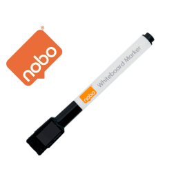 Nobo Rotuladores para Pizarra Blanca, Punta Redonda 2 mm, Borrador Integrado, Color Negro, Pack 6 Unidades Precio: 29.58999945. SKU: B1DDEAPPLX