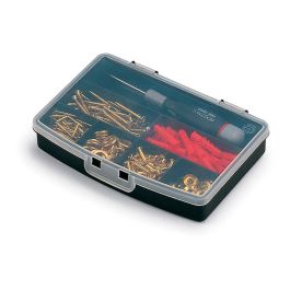 Terry Organizador con tapa 7 divisiones fijas 17,5x12,2x3 cm Polipropileno Negro Precio: 2.50000036. SKU: S7904350