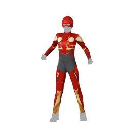 Disfraz Superhéroe Temática Cómic Rojo Niño 5-6 Años con Máscara y Mono Completo