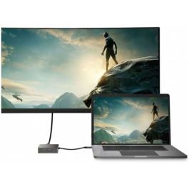 Green Cell AK61 HUB USB-C 6-Puertos 3xUSB 3.0, USB-C, HDMI, Gigabit LAN Plata para Portátil y Ordenador - Suministro de Energía 87W