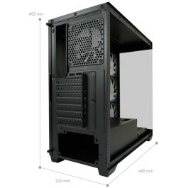LC-Power LC-715B-ON Midi Tower ATX/microATX/Mini-ITX Negro Cristal Templado para Gaming