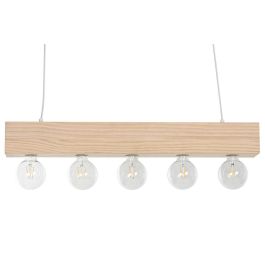 Lampara Techo Urban DKD Home Decor Marron Claro Blanco 10 x 30 x 80 cm Lampara Techo Urban DKD Home Decor Marron Claro Blanco 10 x 30 x 80 cm