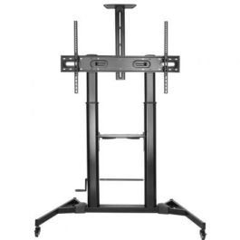 Aisens FT100TE-171 Soporte de Suelo Inclinable con Ruedas y Manivela para TV 60-100", hasta 100kg, VESA 1000x600mm, Negro