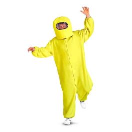 My Other Me Disfraz Among Us Impostor Amarillo Talla XL para niños: incluye escafandra, traje con cremallera y bolsillos My Other Me Disfraz Among Us Impostor Amarillo Talla XL para niños: incluye escafandra, traje con cremallera y bolsillos