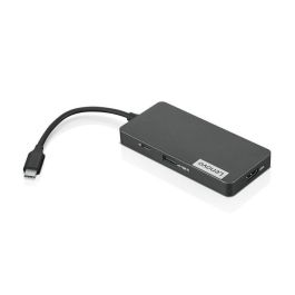Lenovo Hub USB-C 7 en 1: Docking de Viaje con 1x USB-C, 2x USB-A 3.0, 1x USB-A 2.0, 1x HDMI, Compacto 92g