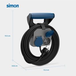 Prolongador expert de pared 2 tomas con tapa ip44 h05rr-f 4 g 1,5 mm² 16 a 230 v~ 10 m negro/gris/azul Prolongador expert de pared 2 tomas con tapa ip44 h05rr-f 4 g 1,5 mm² 16 a 230 v~ 10 m negro/gris/azul