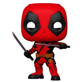 Funko 79766 Pop! Muñeco Cabezón Deadpool y Wolverine de Vinilo Marvel Studios, 10 cm