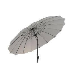 DKD Home Decor Parasol Terraza y Jardín Gris Negro 280 x 250 x 280 cm Protección UV 50+ Precio: 65.59000052. SKU: B1FEPDERS3