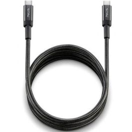 Cable USB 2.0 Tipo-C NGS KNOT/ USB Tipo-C Macho - USB Tipo-C Macho/ Hasta 100W/ 480Mbps/ 3m/ Negro Precio: 12.50000059. SKU: B14FWDCC7T