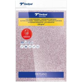 Cartulina Purpurina A4 Sadipal 330G Rosa Paquete De 3 Precio: 2.50000036. SKU: B1824KKD3B