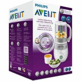 Philips Avent AVE8710103870876 Robot de cocina 4 en 1: cocina al vapor, mezcla, calienta y descongela.