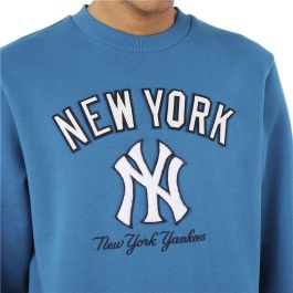 Sudadera sin Capucha Hombre New Era MLB Heritage New York Yankees M Blue Azul