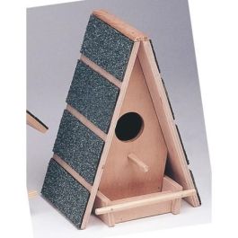 Nayeco Nido Tipi Redondo para Periquitos, Refugio Resistente y Seguro para Aves Silvestres, Apto para Uso en Exteriores