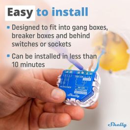 Shelly Módulo switch Wi-Fi BT Plus 1