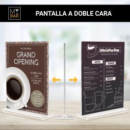 Porta Menús Sobremesa 21 x 29.7 cm - My Bar (12 Unidades) Porta Menús Sobremesa 21 x 29.7 cm - My Bar (12 Unidades)