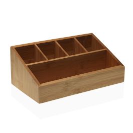 Organizador de Bambú Versa 14.2x10x25.5 cm - Acero y Bambú (2 Unidades) Precio: 19.49999942. SKU: B1JF5CP9VC