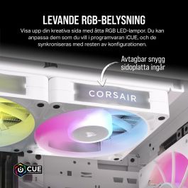 Corsair CO-9051023-WW Kit de Expansión de Ventilador PWM iCUE LINK RX140 RGB de 140 mm en Blanco para Refrigeración de PC
