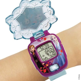 Vtech QUEEN of SNOWS 2 - Reloj Interactivo de Elsa Frozen 2 para Niños de 3 a 7 Años en Francés