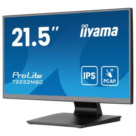 IIYAMA T2252MSC-B2AG Monitor Táctil 21.5" Full HD IPS 100Hz con USB-C, HDMI, DisplayPort, 2xUSB 3.2, Altavoces, VESA, Negro