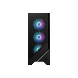 MSI MAG Forge 320R AIRFLOW Caja Micro Torre PC Gaming con 3 Ventiladores, Vidrio Templado y RGB Negra