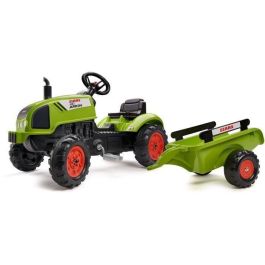 Tractor de pedales FALK Claas con remolque Precio: 112.50000047. SKU: B1JMPY2N65