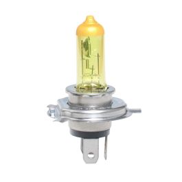 M-Tech H4 12V Bombilla para Coche Luz Gold MTECPTZRT4-DUO Anti-Choque Larga Vida Útil 3200K Cristal Cuarzo