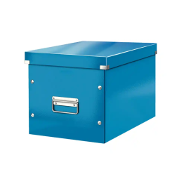Leitz Caja Click&Store Cubica Grande, Azul, 320x360x310 mm, Contenedor de Cartón Reciclado con Asas Metálicas y Gran Capacidad Precio: 33.2871. SKU: B18RCXCFYT