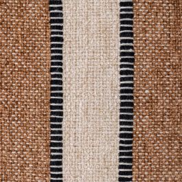 Cojín Blanco-Ocre Algodón/Terciopelo 30 X 50 cm