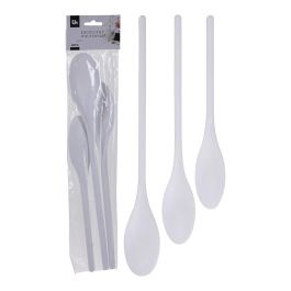 Set 3 cucharas de plastico de 3 tamaños diferentes Precio: 2.50000036. SKU: S7917282