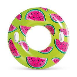 Intex Flotador Rueda Hinchable con Asas, Diseño Frutas Tropicales 1,07 cm, PVC para Niños +9 Años, Modelos Surtidos Intex Flotador Rueda Hinchable con Asas, Diseño Frutas Tropicales 1,07 cm, PVC para Niños +9 Años, Modelos Surtidos