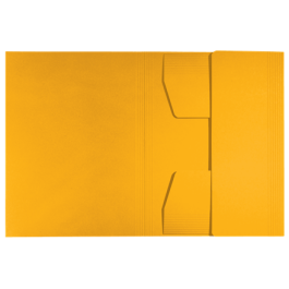 Leitz 39060015 Carpeta de Cartón 3 Solapas A4 Recycle Amarillo