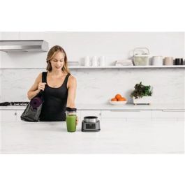 Ninja CB100EU Batidora de Vaso 2 en 1 Power Nutri 1100W con Smart Torque y Recipientes de 700ml y 400ml