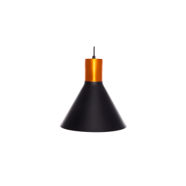 Lámpara Colgante Angelina SKD-P012-B Diseño Minimalista Negro Cobre Metal Vintage Retro Industrial