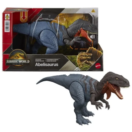 Mattel Jurassic World Wild Roar Dinosaurio de Juguete Abelisaurus
