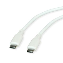 ROLINE 11.02.9126 Cable USB 2.0 Tipo C a C, Silicona, Blanco, 1 m, 60W Precio: 15.8389. SKU: B1356JZ5FA
