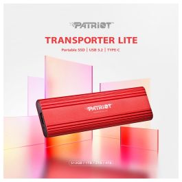 Patriot Transporter Lite SSD 1 TB USB-C 3.2 Gen 2 (10 Gbit/s) Rojo