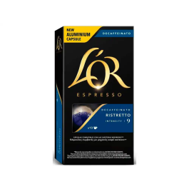 L'or Cafe Espresso Descafeinado Ristretto Intensidad 9 Caja 10 Capsulas Compatible Nespresso Precio: 5.9500001. SKU: B19PDFCS5S