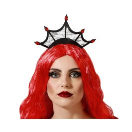 Diadema Halloween Telaraña Negra Rojo Precio: 1.49999949. SKU: B1BTB94VBL