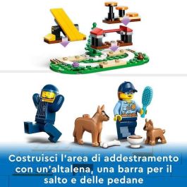 Lego Juego de Construcción City Entrenamiento Móvil Perros Policía 197 piezas, +5 años